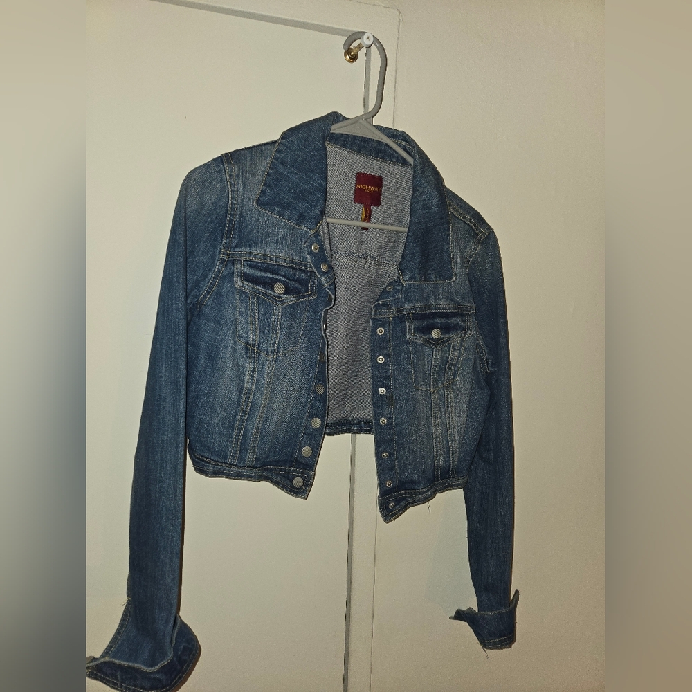 Denim Cropped Jacket